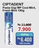 Promo Harga Ciptadent Pasta Gigi Maxi 12 Plus Fresh Mint, Cool Mint 190 gr - Alfamart