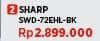 Sharp SWD-72EHL-BK Stainless Steel Bottom Loading Dispenser  Harga Promo Rp2.899.000