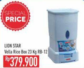 Promo Harga Lion Star Rice Box RB12 23000 gr - Hypermart