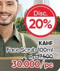 Promo Harga KAHF Gentle Exfoliating Face Scrub 100 gr - Guardian