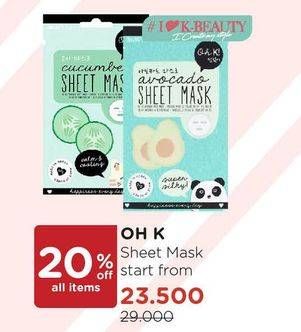 Promo Harga OH K Sheet Mask  - Watsons