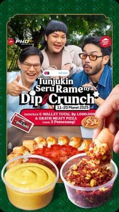 Promo Harga Dip Crunch  - Pizza Hut