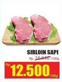 Promo Harga Daging Has Luar (Daging Sirloin) per 100 gr - Hari Hari