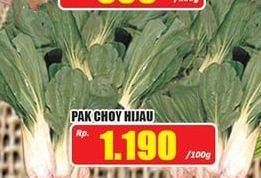 Promo Harga Pak Choy Hijau per 100 gr - Hari Hari