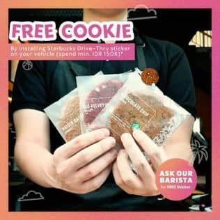 Promo Harga Free Cookie  - Starbucks