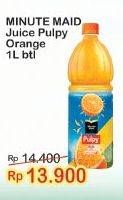 Promo Harga MINUTE MAID Juice Pulpy Orange 1000 ml - Indomaret