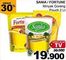 Promo Harga SANIA / FORTUNE Minyak Goreng 2ltr  - Giant