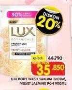 Promo Harga LUX Body Wash Sakura Bloom, Velvet Jasmine  - Superindo