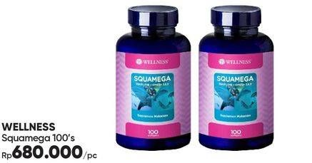 Promo Harga WELLNESS Squamega 100 pcs - Guardian