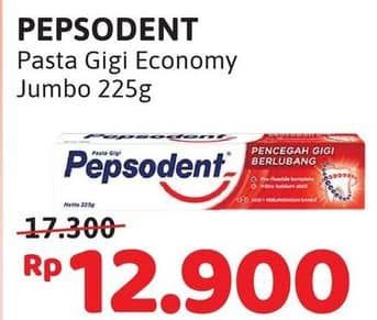Promo Harga Pepsodent Pasta Gigi Pencegah Gigi Berlubang 225 gr - Alfamidi