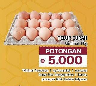 Promo Harga Telur Ayam  - LotteMart