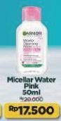 Promo Harga Garnier Micellar Water Pink 50 ml - Alfamart