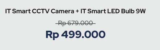 Promo Harga IT. Smart CCTV Camera/LED Bulb  - iBox