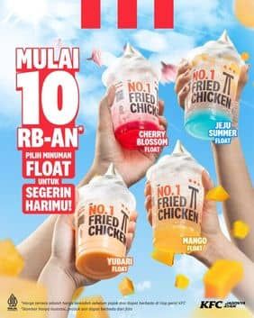 Promo Harga Minuman Float  - KFC