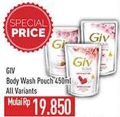 Promo Harga GIV Body Wash All Variants 450 ml - Hypermart
