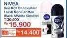Promo Harga NIVEA Men/ Deo Roll On 50ml  - Indomaret