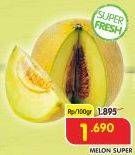 Promo Harga Melon Super per 100 gr - Superindo