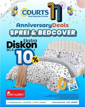 Promo Harga Bed Cover  - COURTS