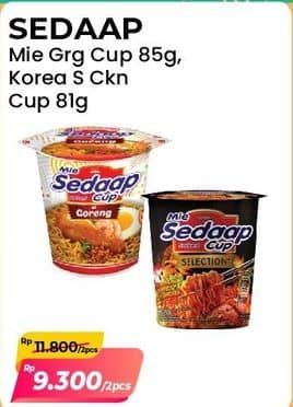Promo Harga Sedaap Mie Cup  - Alfamart