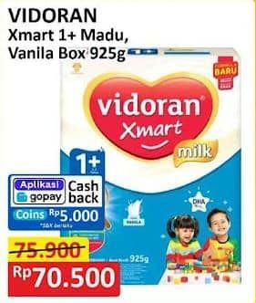 Promo Harga Vidoran Xmart 1+ Madu, Vanilla 950 gr - Alfamart