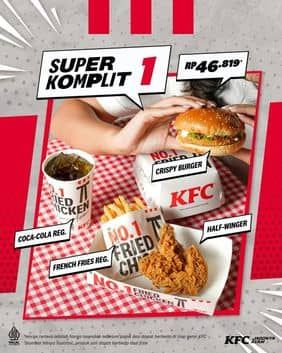 Promo Harga KFC Super Komplit - KFC