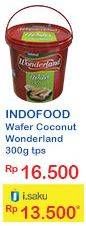 Promo Harga WONDERLAND Wafer Coconut 300 gr - Indomaret