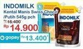 Promo Harga INDOMILK Susu Kental Manis Cokelat, Plain 545 gr - Indomaret