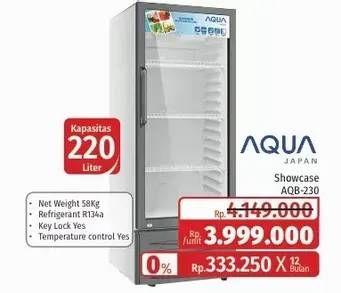 Promo Harga AQUA Snowcase AQB-230  - Lotte Grosir