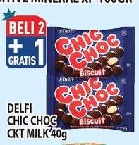 Promo Harga Delfi Chic Choc Coklat Milk 40 gr - Hypermart