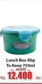 Promo Harga LION STAR Lunch Box Klip To Keep 750 ml - Hari Hari