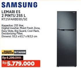 Promo Harga Samsung RT25FARBDB1 Digital Inverter  - COURTS