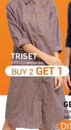 Promo Harga TRISET Dress  - Carrefour