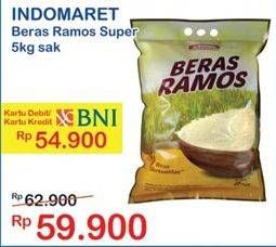 Promo Harga Indomaret Beras Ramos Super 5 kg - Indomaret