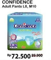 Promo Harga Confidence Adult Diapers Pants M10, L8 8 pcs - Alfamart