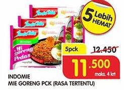 Promo Harga INDOMIE Mi Goreng per 5 pcs - Superindo