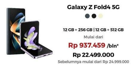 Promo Harga Samsung Galaxy Z Fold4 12GB + 256GB, 12GB + 512GB  - Erafone