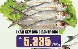 Promo Harga Ikan Kembung Bentrong per 100 gr - Hari Hari