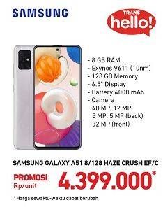Promo Harga SAMSUNG Galaxy A51  - Carrefour
