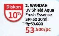 Promo Harga Wardah UV Shield Essential Sunscreen Gel SPF 30 PA+++ 35 ml - Guardian
