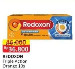 Promo Harga REDOXON Triple Action Jeruk 10 pcs - Alfamart