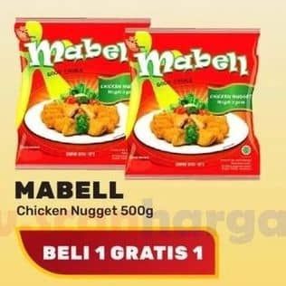 Promo Harga Mabell Nugget Ayam 500 gr - Yogya