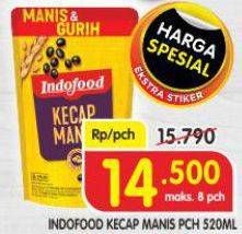 Promo Harga Indofood Kecap Manis 520 ml - Superindo
