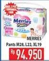 Promo Harga Merries Pants M28, L22, XL19 19 pcs - Hypermart