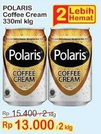 Promo Harga POLARIS Coffee Cream per 2 kaleng 330 ml - Indomaret