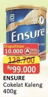 Promo Harga Ensure Nutrition Powder FOS Cokelat 400 gr - Alfamart