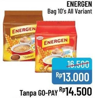 Promo Harga ENERGEN Cereal Instant All Variants 10 pcs - Alfamidi