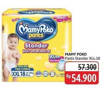 Promo Harga Mamy Poko Pants Xtra Kering XXL18 18 pcs - Alfamidi