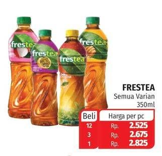 Promo Harga FRESTEA Minuman Teh Lychee, Markisa, Original, Green Honey 350 ml - Lotte Grosir