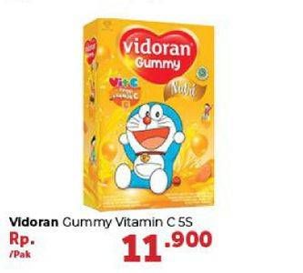 Promo Harga VIDORAN Gummy VItamin C 5 pcs - Carrefour