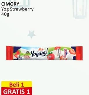 Promo Harga Cimory Yogurt Stick Strawberry 40 gr - Alfamart